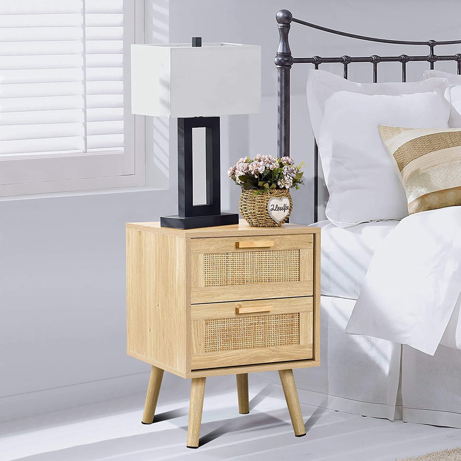 wholesale furniture Modern Design  Living Room rattan nightstand