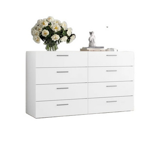 hot sale modern dresser for bedroom furniture spacing saving storage 6 drawers chest of drawer wooden dresser