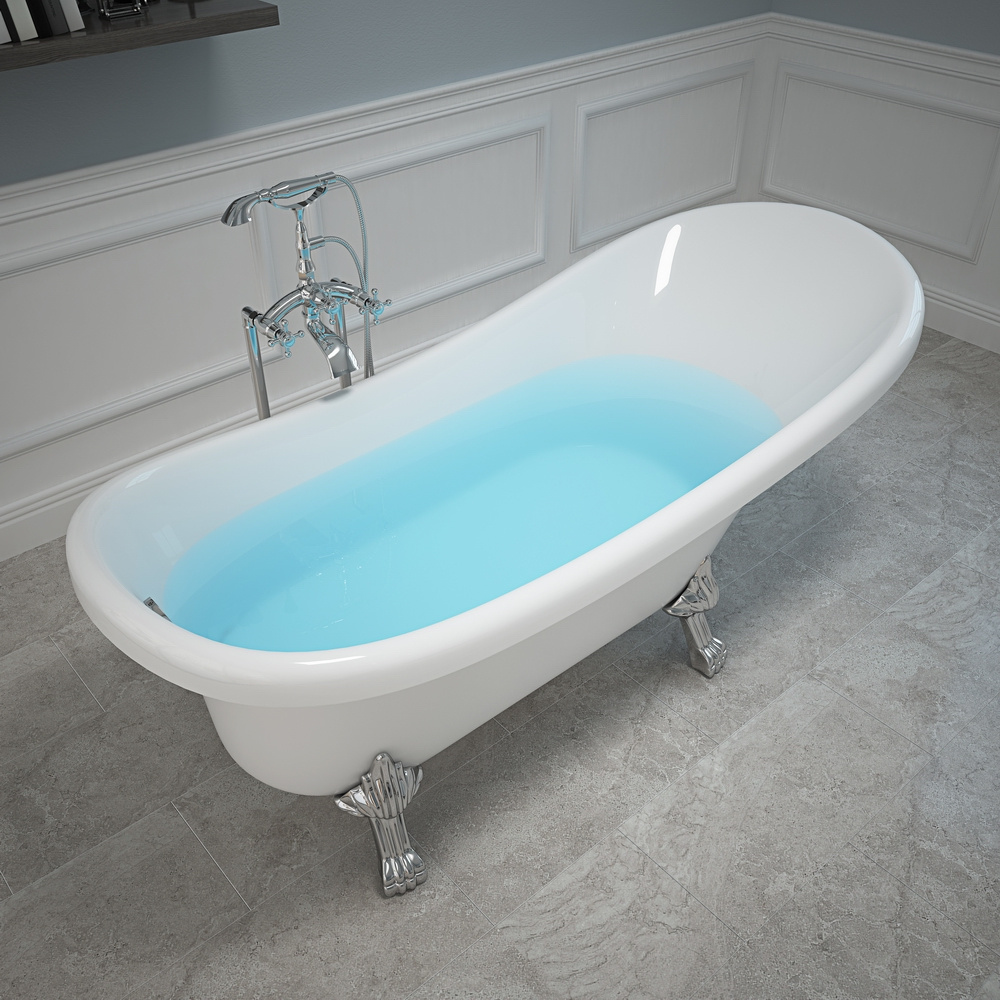 High back clawfoot tub bathroom clawfoot bathtub adult soaking slipper clawfoot tub