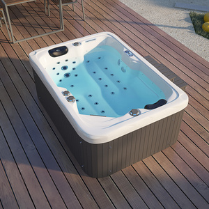 Jacuzi outdoor spa 2 person hot tub plug and play balboa hottub luxury acrylic whirlpool sexy hydro massage bathtub