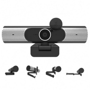 Relee Full HD USB Webcam 1080p with microphone and speaker Privacy Cover laptop USB Computer PC Web Cam For Live Broadcast