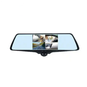 360 degree fish-eye 1080P Dual lens Car mirror Cam Recorder touch scree rear view g-sensor car camera Panoramic lens dashcamera