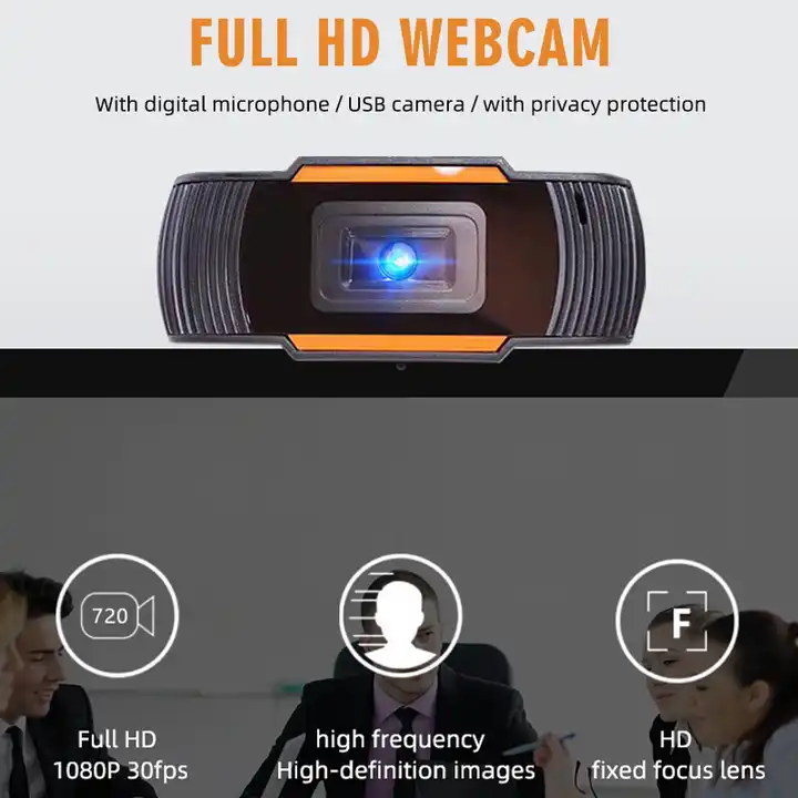 Hot selling 720P 1080P USB WebCam HD Camera Webcam For Computer PC Laptop Notebook with cable