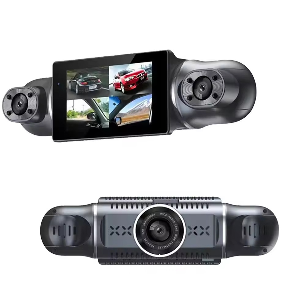 Relee 4-Channel 1080P Full HD Car DVR System Dual Lens Dash Cam with WiFi GPS Night Vision & 4 Camera Setup