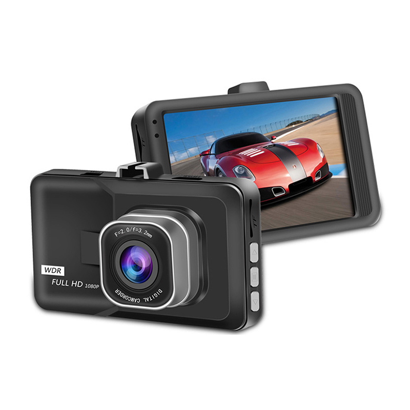 Car dvr 3.0inch drive recorder 1080p full hd vehicle blackbox dvr user manual car camcorder dashcam / dash camera