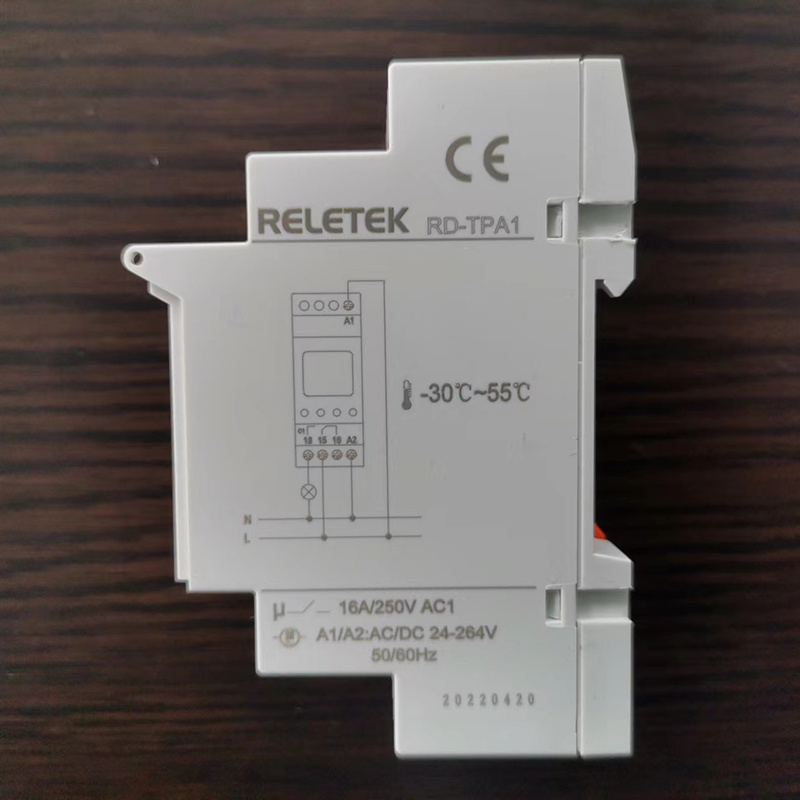 RETELEK Digital Electric Timer  RD-TPA1 Single Channel Astronomical Timer AC/DC24-264V 50/60HZ Programmable Timer Switch