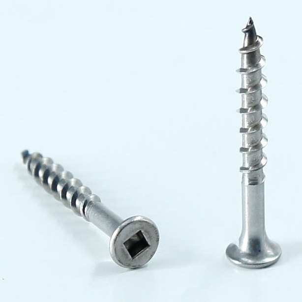 stainless steel 304 square drive Countersunk head wood screws deck screw