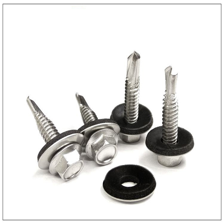 Quick Delivery EPDM Bonded Self Drilling Washer Head Hex Screw hex head self drilling screw