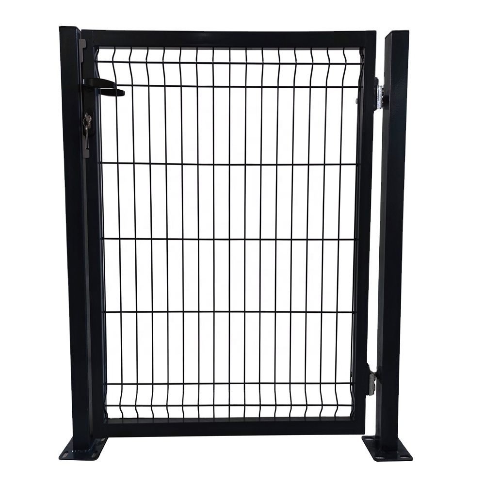 Small Courtyard Side Single Arm Leaf Gate Fence Swing Gate