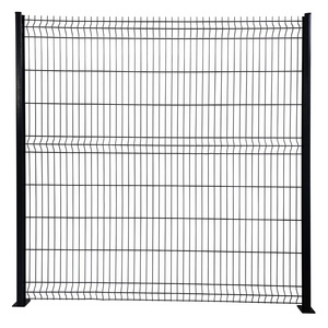 Easyclips China Custom 3d weld wire v mesh fencing fence panels outdoor 3d decorative fence