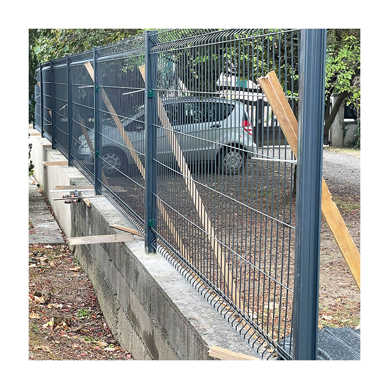 Easyclips China Manufacture Supply Wholesale Curvel Perimeter Metal 3D Curved Welded Garden Wire Mesh Fence