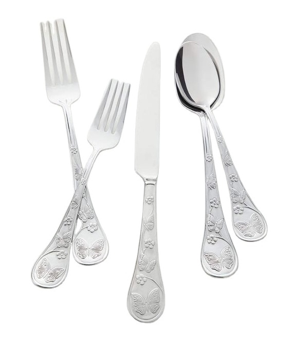 Italian Restaurants Supplies Cutlery Set With LID High Shinny Pure Steel Handcrafted Metal Cutlery Set Made In India