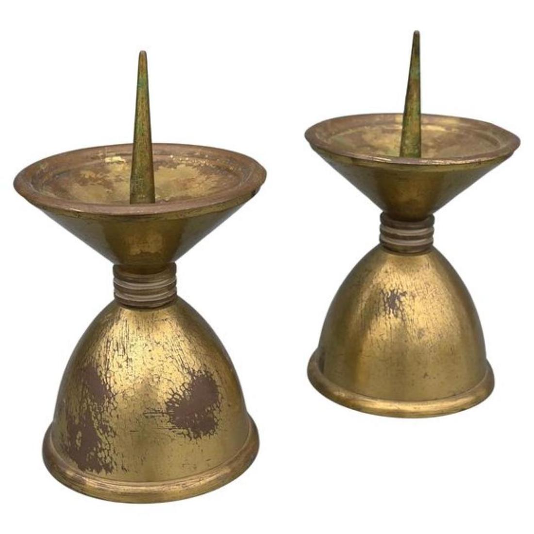 Hot Grade Brass Candle Stand Bulk Rates From India Unique Lighting Utilities Wax Stick Holder Thick Pillars Luxury Candle Stand