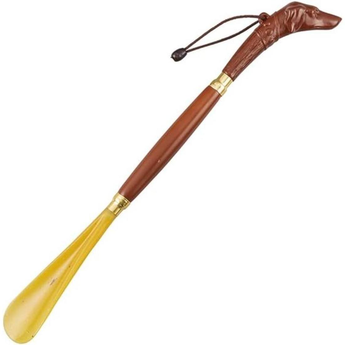 Solid Shoe Horn For Adults Top selling Metal Brass Heavy Duty Solid Shoe Horn With Handle Light In Weight Non Harmful