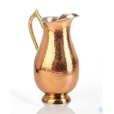 Copper And Brass Drinkware Moscow Mule Jug At Reasonable Price Handmade Water Tumbler And Copper Jug Mirror Polished Pitcher