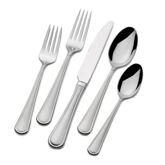 Italian Restaurants Supplies Cutlery Set With LID High Shinny Pure Steel Handcrafted Metal Cutlery Set Made In India