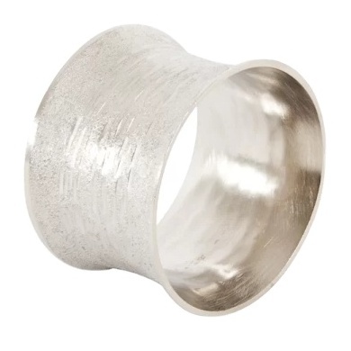 Cast Aluminium Oval Ring For Collectable Napkins And Tissue Christmas Dinnerware Uses Unique Napkin Ring With Private Logo