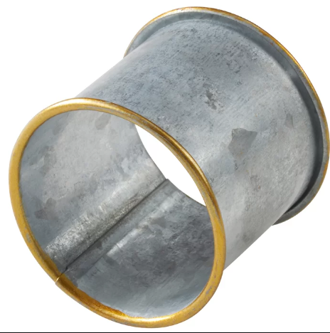 Cast Aluminium Oval Ring For Collectable Napkins And Tissue Christmas Dinnerware Uses Unique Napkin Ring With Private Logo