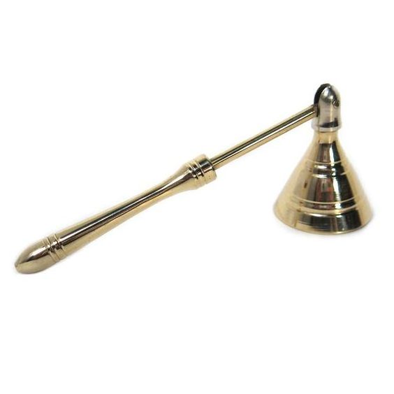 Reliable Top Quality Offer Candle Snuffer Mirror Polished Made in Brass with Flat Ring Candle Accessories Brass Candle Snuffer