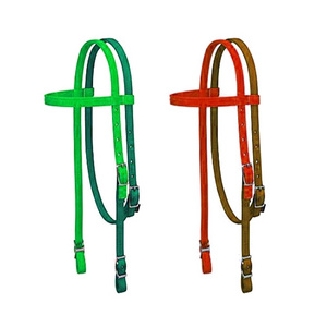 Horse Riding Product Buy Mosaic Design Two Tone Nylon Headstall Available In All Sizes