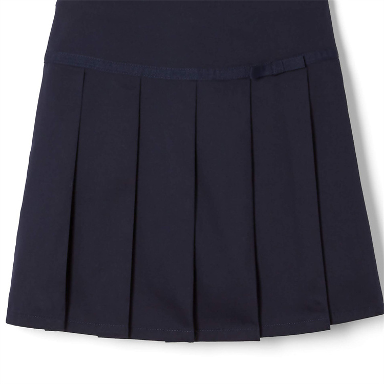 Custom logo Promotional Private School Uniform School Uniforms Girls Pleated Short Skirt