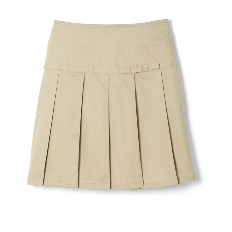 Custom logo Promotional Private School Uniform School Uniforms Girls Pleated Short Skirt