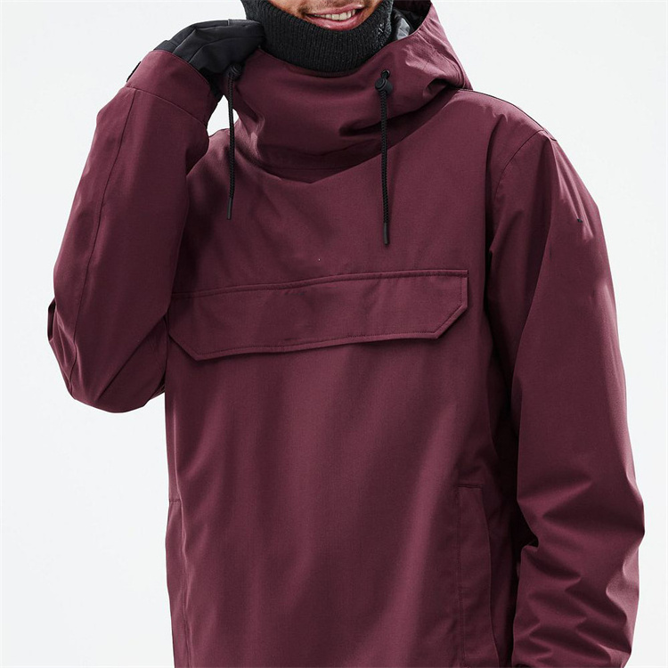 Custom Waterproof Windbreak Blank Casual Jackets Outdoor Hooded Ski Snowboarding Coat White Jacket For Men