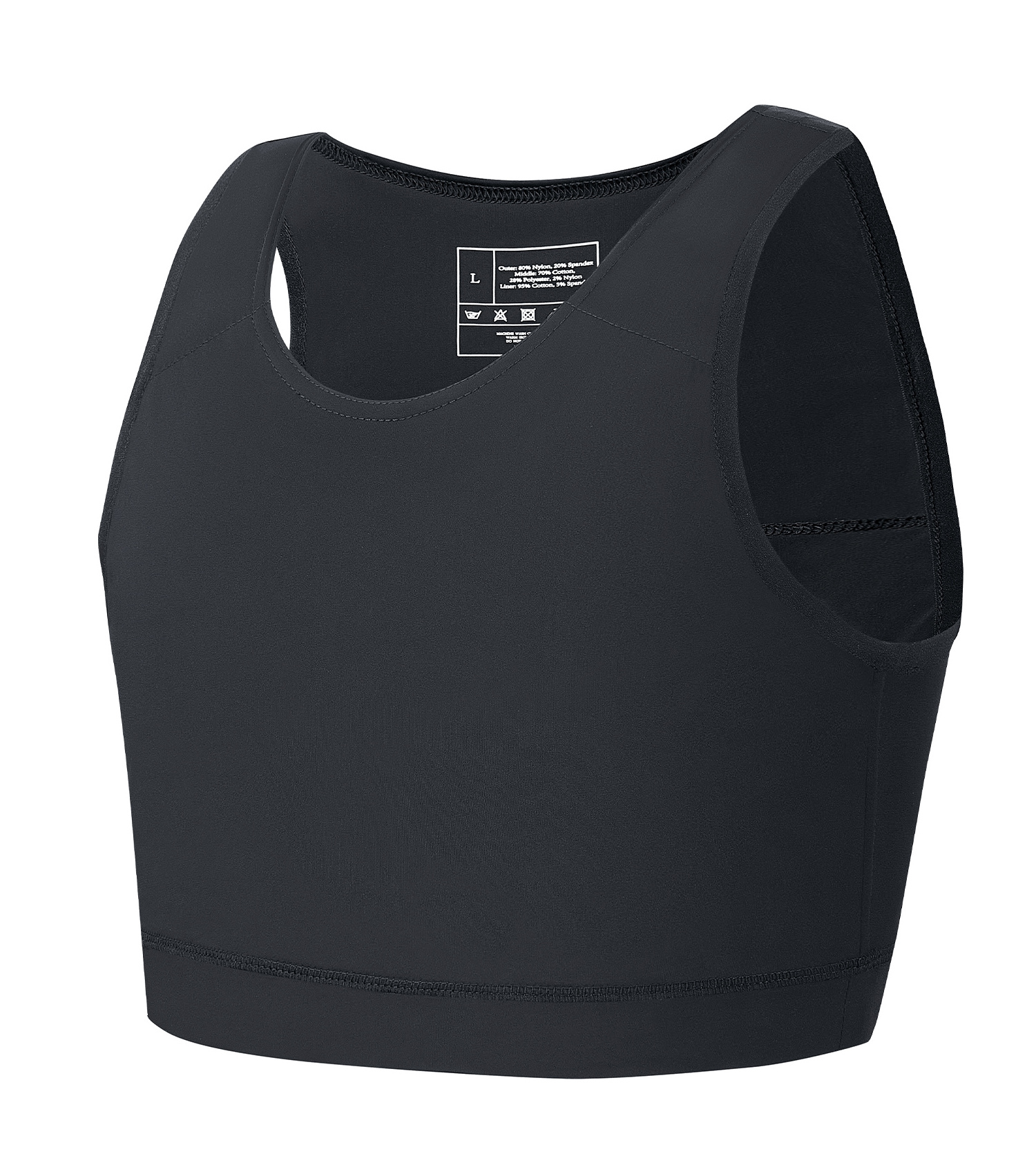 Zn Unisex Custom Logo Plus Size Bra Vest Chest Binder Posture Corset Fat Slim Chest Binder Body Shaper