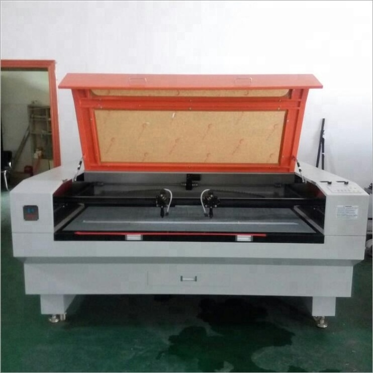 1600X1000mm work area 100w dual laser head moving seperately smart control economical co2 laser cutting