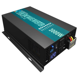 WZRELB 12v 24v 48v Dc To 110v 220v 230v 240v Ac  3000w Home Use Pure Sine Wave Inverter