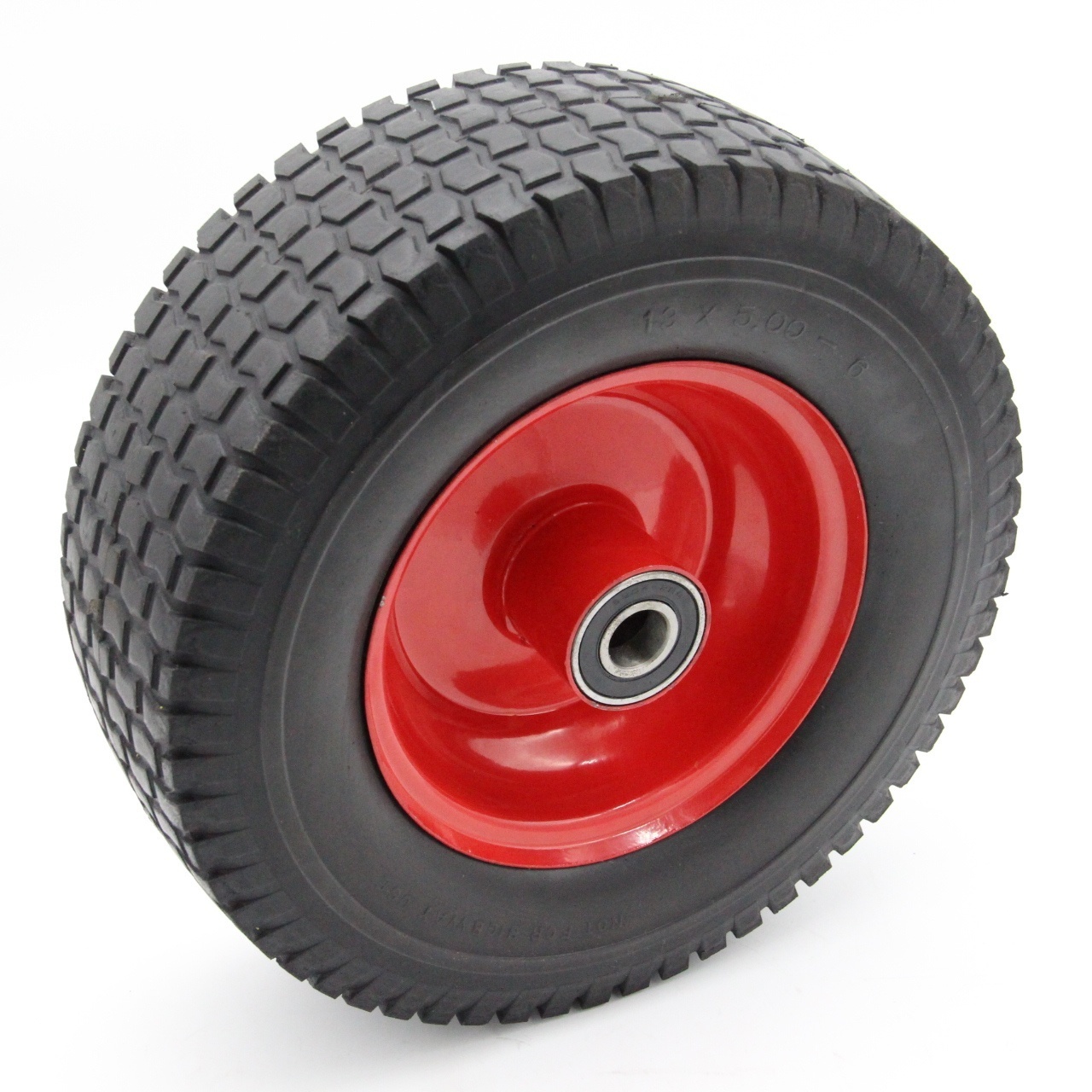 Flat Free 13inch PU Foam wheel 5.00-6 tools car wheel for beach carts