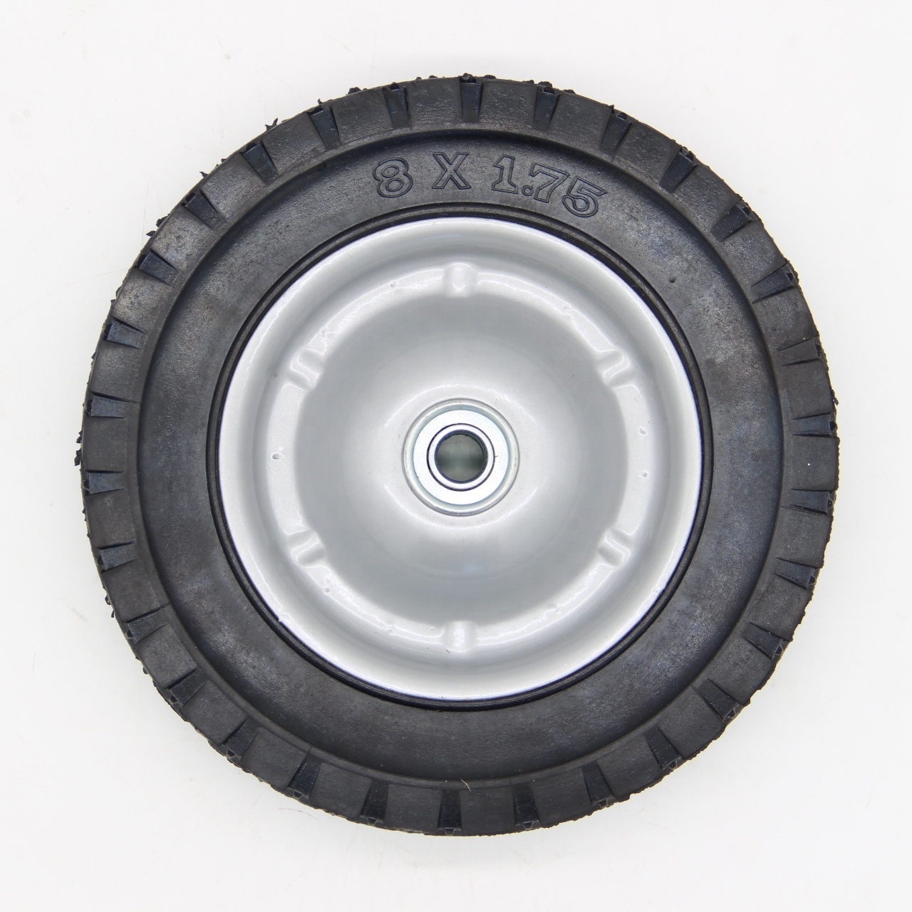 8 inch rubber solid wheel 8x1.75 hand trolley truck wagon cart tires