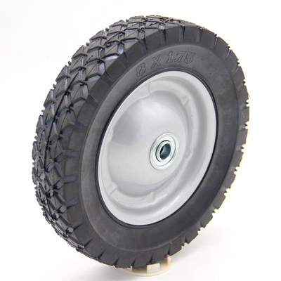 8 inch rubber solid wheel 8x1.75 hand trolley truck wagon cart tires