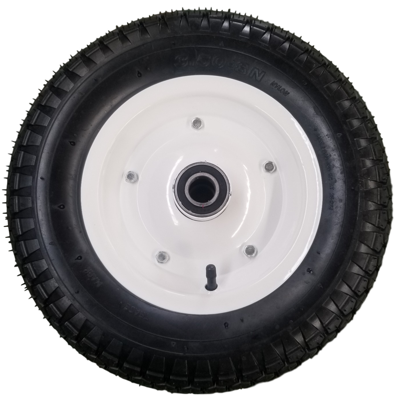 wheelbarrow pneumatic air wheel tyre 3.50-8 high quality  4PR tyre and tube for wheelbarrow