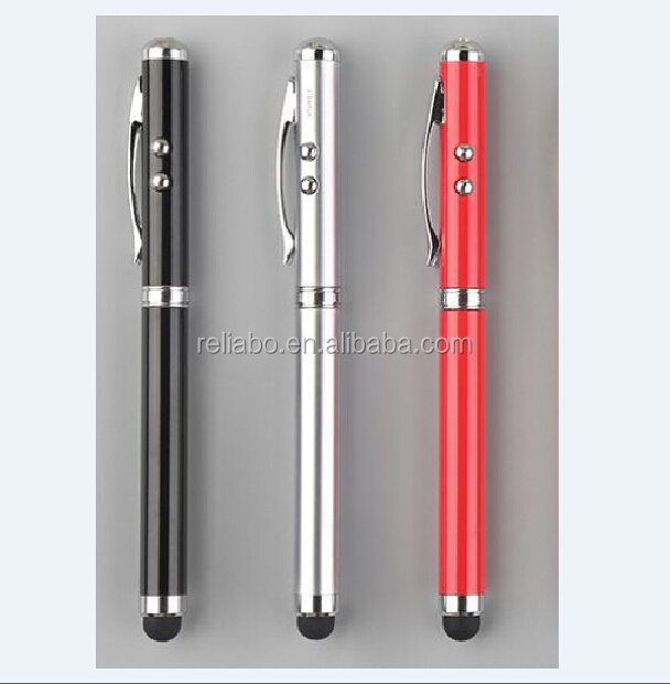 Hot Sale High Quality stylus metal pen with LED Light Capacitance Pen Laser Pointer Stylus Phone Touch pen