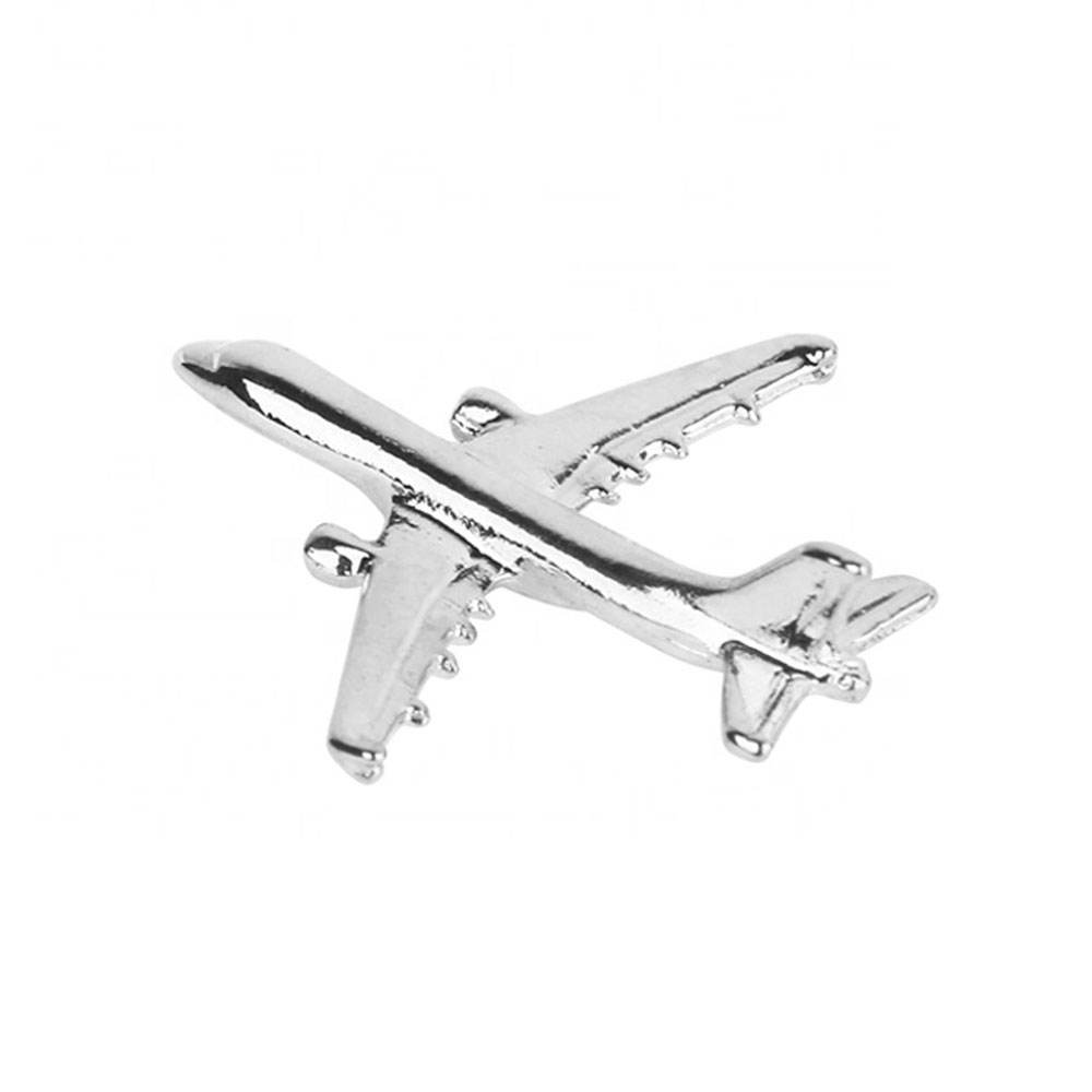 Wholesale 3d air Plane Lapel Pin Metal Badge Manufacture Metal Hard Enamel Pins Custom Enamel Pin