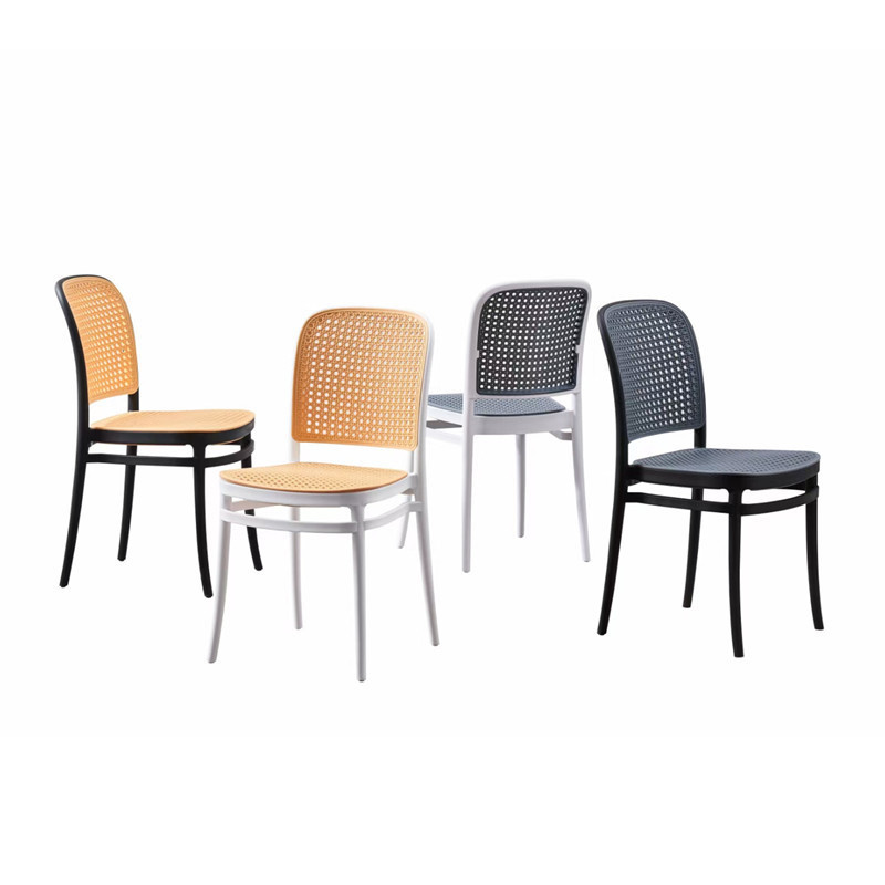 High quality stackable armless space saving dinning chairs plastic plastic chair mold stackable chair plastic