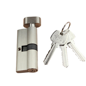 Supply all kinds of european profile cylinder lock with three piece key