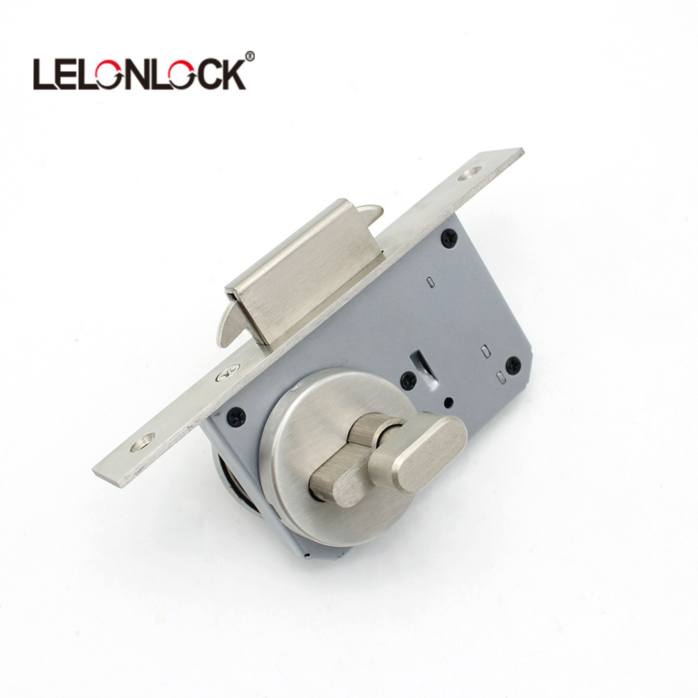 Durable construction double hook stainless steel sliding door lock