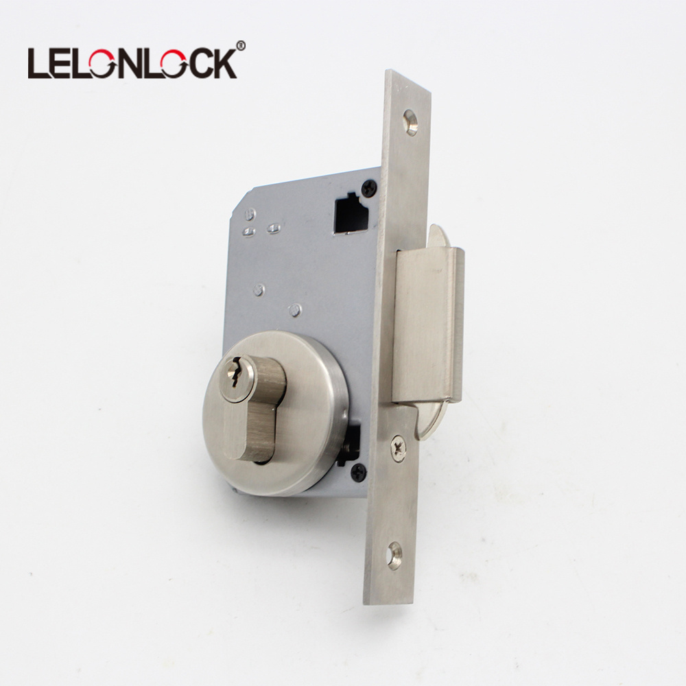 Durable construction double hook stainless steel sliding door lock