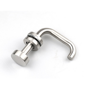 Stainless steel custom colors Round knob door handles for bathroom privacy door bedroom door