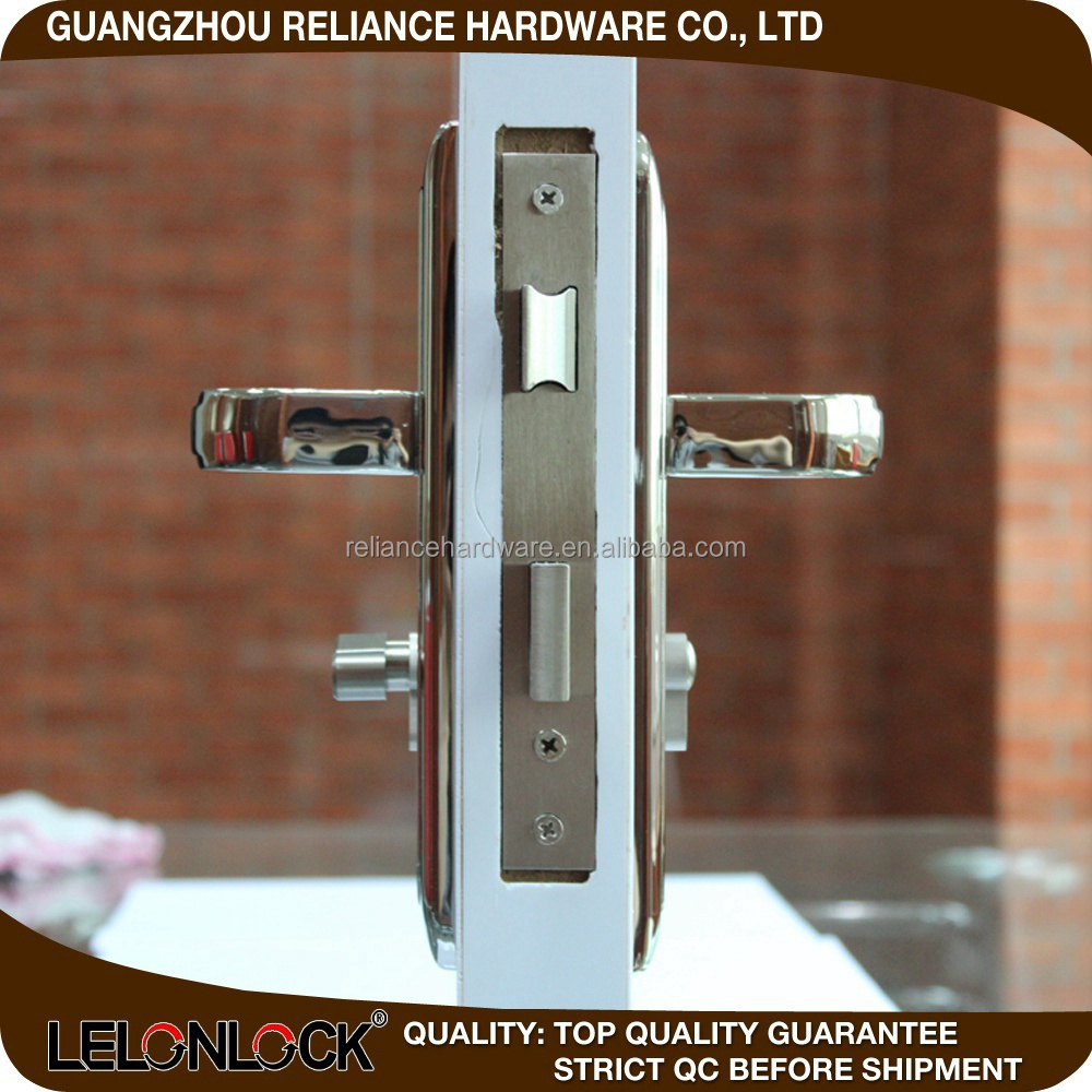 200 mm stainless steel doors handles locks lever with plate