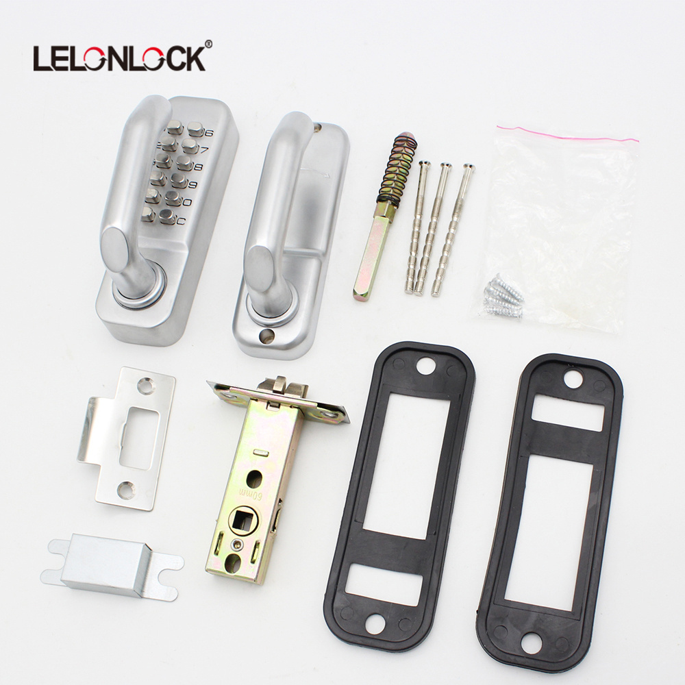 High security second general digital push bottom code door lock