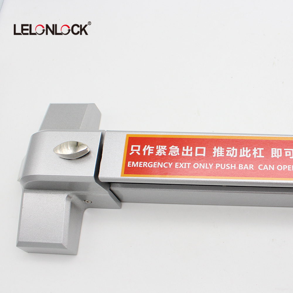 Fire-rated alarm panic push bar/ emergency exit bar device