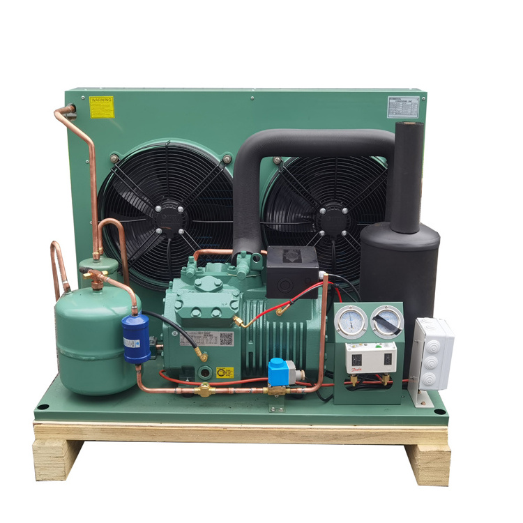 Low Temp Refrigeration Air Cooling Equipment R404a Refrigerant Cold Room Open Type Condensing Unit