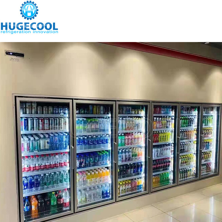 Gas station display walk in cooler walk in chiller with shelf