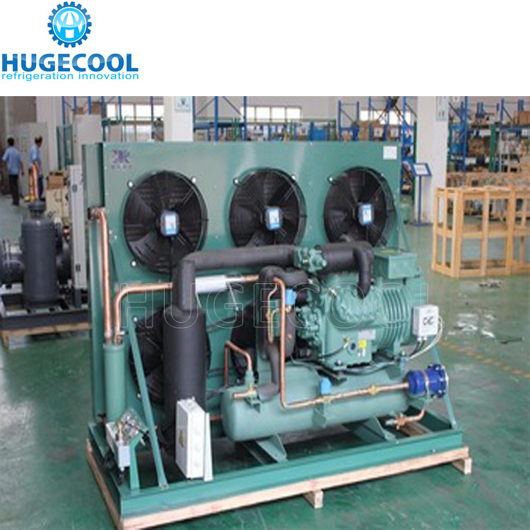 Low Temp Refrigeration Air Cooling Equipment R404a Refrigerant Cold Room Open Type Condensing Unit