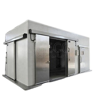 Commercial factory  cold storage freezing blast freezer room for potato meat, fish, chicken, seafood with refrigeration unit