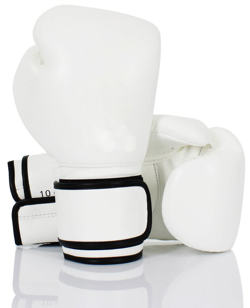 Leather Boxing Gloves Muay Thai Training Punching Bag Sparring MMA kickboxing