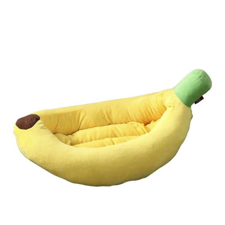 Customized Banana Shape Dog Bed Pet Mat Winter Warm Cute Dog Bed